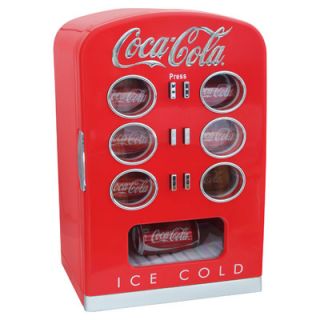 Koolatron Coca Cola Retro Vending Mini Refrigerator