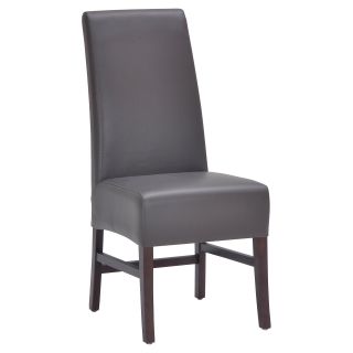 Sunpan Habitat Bonded Leather Dining Side Chair   Set of 2   Kitchen & Dining Room Chairs