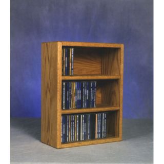 Wood Shed 300 Series 78 CD Multimedia Tabletop Storage Rack