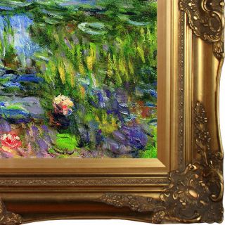 Tori Home Water Lillies by Claude Monet Framed Painting Print