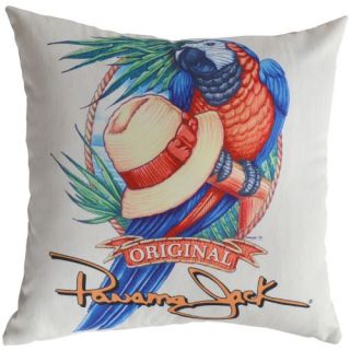 Panama Jack Outdoor Panama Parrot Throw Pillow   Set of 2   Outdoor Pillows