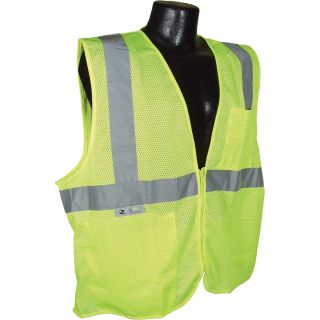 Radians Class 2 Fire-Retardant Mesh Safety Vest — Lime, XL, Model# SV25-2ZGM  Safety Vests