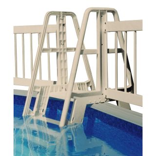 Vinyl Works Pool Ladder/Step to Fence Connector Kit   Taupe   Swimming Pools & Supplies