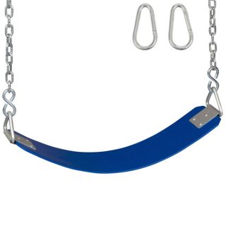 Swing Set Stuff Commercial Rubber Belt Seat with 5.5ft Chains and