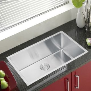 Water Creation SSSG U 3018B Single Basin Undermount Kitchen Sink   Kitchen Sinks