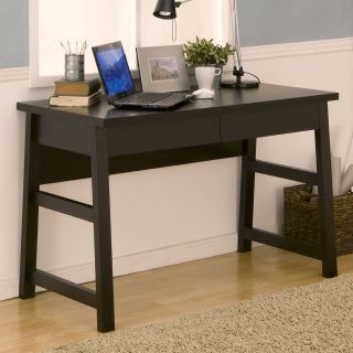 Furniture of America Spacias Cappuccino Office Desk with Storage Drawer   Desks