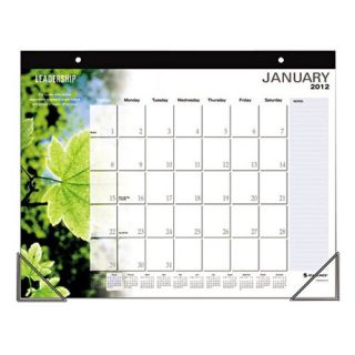 AT A GLANCE Successories Motivational Desk Pad   22 x 17 in.   2012   Office Desk Accessories