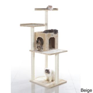 57 inch Faux Fur Cat Tree   15730860   Shopping   The Best