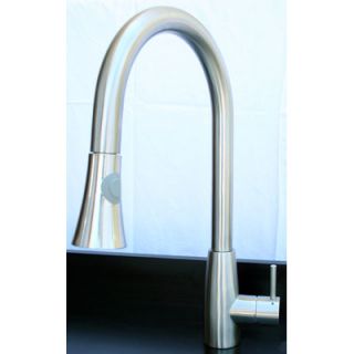 Alfi Brand Single Handle Single Hole Kitchen Faucet with Pull Down