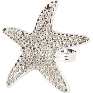 Saro Star Fish Design Napkin Rings