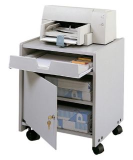 Safco Machine Floor Stand   Gray   Computer Carts