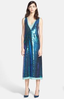 MARC BY MARC JACOBS Stelli Sequin Silk Midi Dress