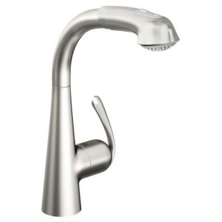 Grohe SuperSteel Ladylux OHM Sink Pull out Spray Kitchen Faucet