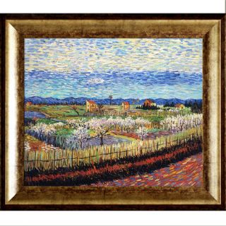 Tori Home Peach trees in Blossom by Vincent Van Gogh Original Painting