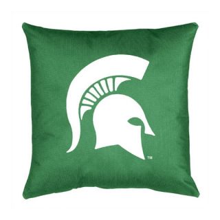 Sports Coverage NCAA Michigan State Toss Pillow