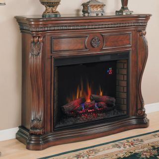 Classic Flame Lexington Infrared Fireplace Mantel   Empire Cherry   Fireplaces