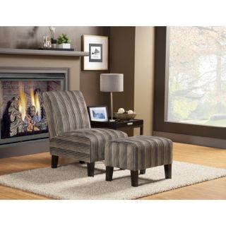 Woodbridge Home Designs Ione Side Chair and Ottoman