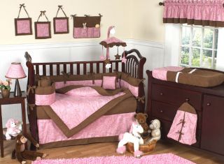 Pink Paisley 12 piece Baby Bedding Set  ™ Shopping   Big