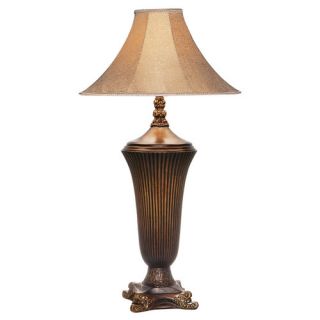 Anthony California 40 H Table Lamp with Bell Shade