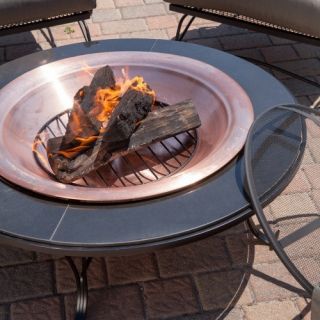 Red Ember Granite Fire Pit Table with FREE Cover   Fire Pits