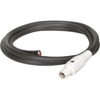 CEP Power Cord with Cam Lock — 200 Amps, 10Ft.L, White, Model# 6121PW  Generator Power Distribution