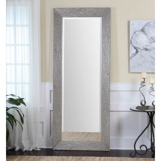 Uttermost Amadeus Large Silver Leaner Mirror   33.5W x 81.5H in.   Mirrors