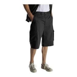 Mens Dickies 13in Relaxed Fit Peached Twill Cargo Short Black