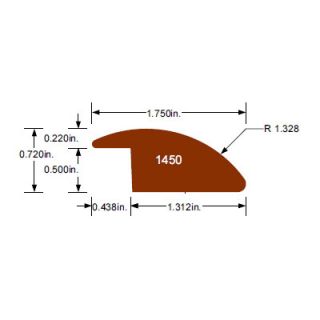 Eddie Bauer Floors 0.72 x 1.75 x 78 Overlap Reducer in Independence