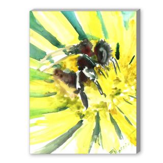 Flower Bee 3 Painting Print by Americanflat