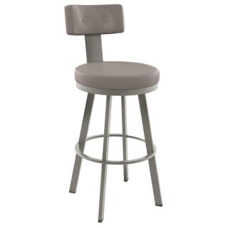 Amisco Render 26 inch Swivel Metal Counter Stool