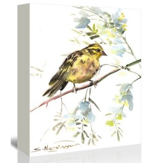 Yellowhammer Painting Print on Gallery Wrapped Canvas