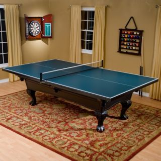 Butterfly 3/4 in. Table Tennis Conversion Top with 2 Player Racket Set   Table Tennis Tables