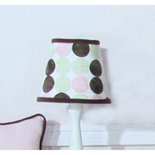 Brandee Danielle Minky Pink Chocolate Polka Dot Lampshade   Nursery Decor