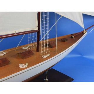 69 Columbia Model Yacht by Handcrafted Nautical Decor