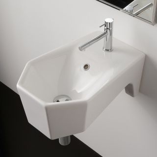 Scarabeo by Nameeks Bijoux ART 8501 Bijoux Wall Mount Sink   White   Bathroom Sinks