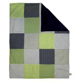 Trend Lab Perfectly Preppy Receiving Blanket   Baby Blankets