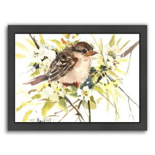 Babe Sparrow Framed Painting Print by Americanflat