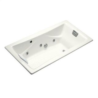 Tea For Two 72 x 36 Drop In Whirlpool with Reversible Drain and