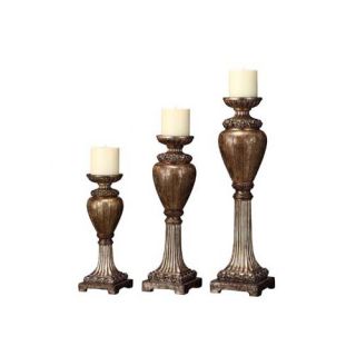 Crestview Arabella Resin Candlesticks