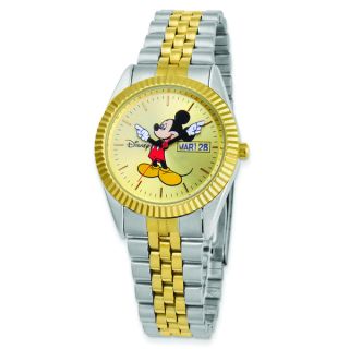 Disney Womens Two tone Moving Arms Mickey Mouse Watch   17659715