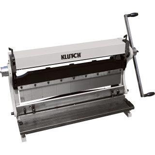 Klutch 3-In-1 Combination Sheet Metal Machine — 30in.W Capacity  Combination Benders