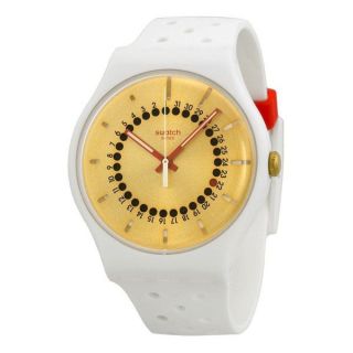 Swatch Unisex SUOW400 Original White Silicone Watch   17436556