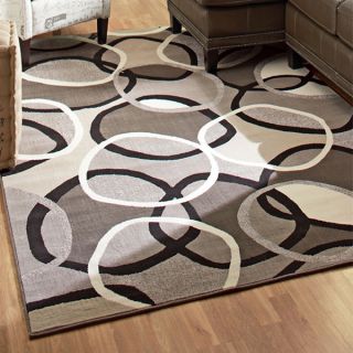 Da Vinci Collection Carlile Beige Olefin Area Rug