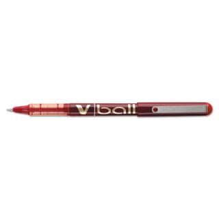 Pilot Vball Red Liquid Ink Roller Ball Pens (Pack of 12)   11528937
