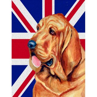 Carolines Treasures Bloodhound with English Union Jack British Flag 2