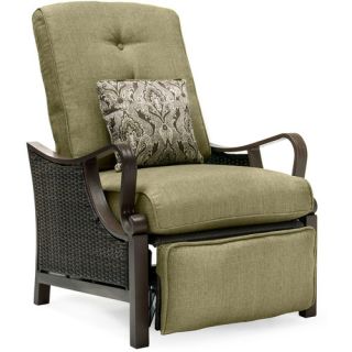 Hanover Outdoor Ventura Luxury Recliner Chair with Cushions