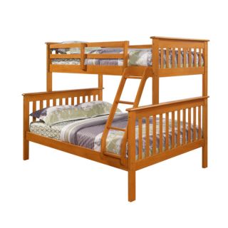 Donco Kids Mission Twin / Full Bunk Bed in Espresso