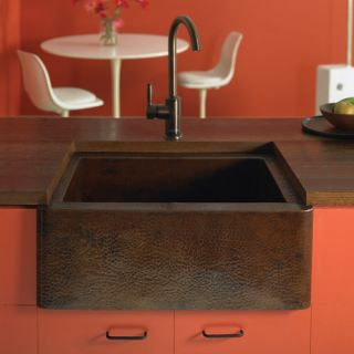 Farmhouse 25.5 x 22 Copper Kitchen Sink