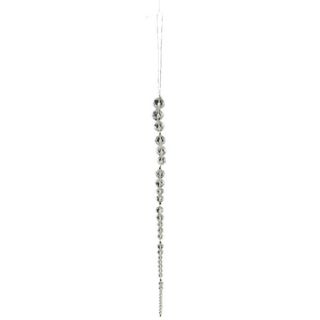 Sage & Co Sage & Co. Crystal and Pearl Icicle 11 inch Ornament (Pack