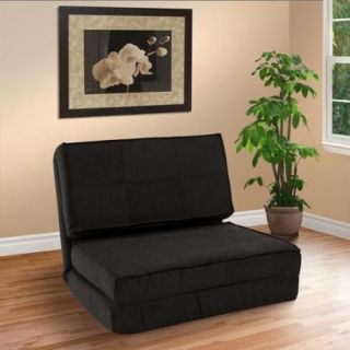 Fold Down Chair Flip Out Lounger Convertible Sleeper Bed Couch Game Dorm Guest